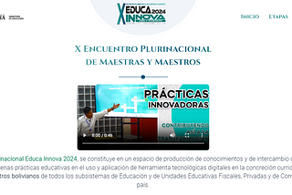 Iniciativa de apoyo y colaboración para maestros que pretendan participar en el Educa Innova — 2024