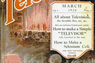 The First Television Magazine- Published in 1928!