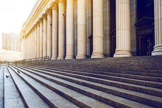 Columns in a government building