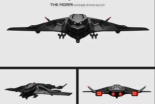 [PROJECT] DRONSHOT Concept Drone Moirai Launch