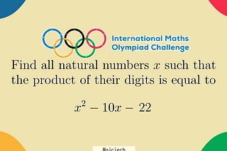 A digit problem from the International Mathematical Olympiad