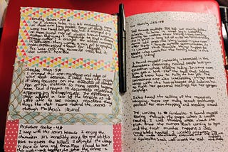 The Simplest Pages I Create and My Favorite Pen