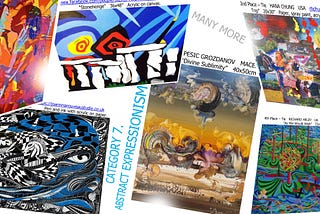 World’s Best Abstract Expressionists: PESIC GROZDANOV, JOANNA, CHUNG, POWELL, HELEY, JOHNSON…
