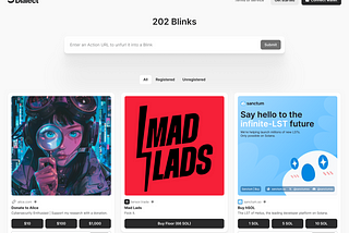 Introducing the Blinks Public Registry