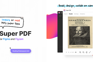 Super PDF, the Free PDF Viewer for Figma and FigJam