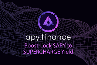 Boost-Lock $APY to Supercharge Your Yield! NEW TOKEN UTILITY ⚡