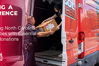 Making a Difference: Our Hurricane Helene Relief Donation