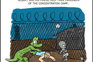 Albert and Pogo help innocent victims escape from so-called “Alligator Alcatraz…”