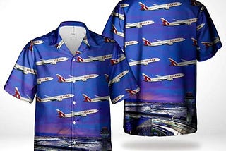 Qatar Airways Boeing 777–2dz-lr Hawaiian Shirt For Men And Women