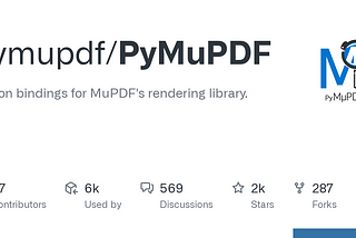 Handling PDF files in Python using PyMuPDF