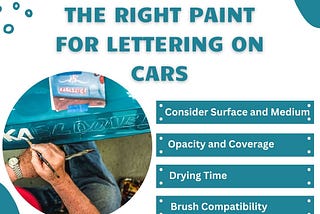 How to Choose the Right Paint for Lettering?