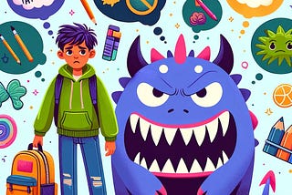The Monster in My Backpack: A Teenager’s Guide to Taming Anxiety