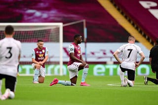 England’s Premier League supports #Blacklivesmatter