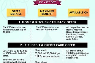 Amazon Cashback Offers on Home & Kitchen Appliances ,Cashback Home & Kitchen,Home and Kitchen 15% cashback up to Rs 200 offer,Home & Kitchen SBI + Apay cashback,Extra 500 cashback: Home & Kitchen,Home & Kitchen: Cashback days.