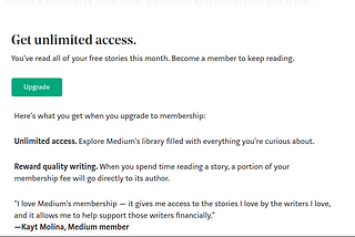 How to get unlimited access to medium articles