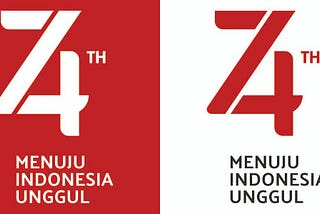 Logo HUT RI 74 Tahun Agustus 2019