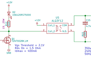 Safely Implement a Relay to Switch Mains Power (120VAC, 60Hz) and/or DC Loads