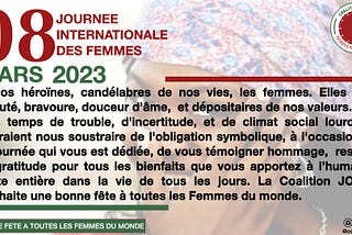 HOMMAGE AUX FEMMES EN CE 8 MARS