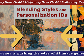 Midjourney News Flash! Blending Styles and Personalization IDs