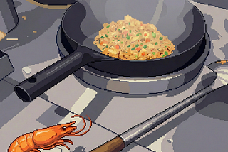 The Shrimp Fried the Rice