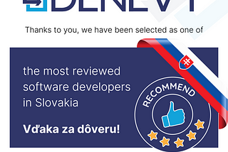 The Manifest Names DENEVY as one of the Most Reviewed Software Developers in Slovakia