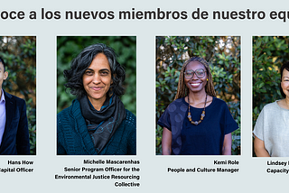 La Fundación Kataly da la bienvenida a cuatro nuevos miembros de su equipo