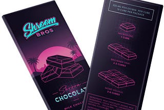 Chocolate Chuckles Magic Mushroom Dark Chocolate Bars — 3.5g — best chocolate chuckles in new york