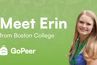 Tutor of the Week: Erin from Boston College