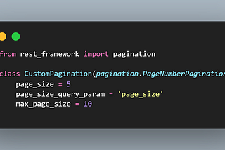 Django REST Framework working with Pagination on APIView