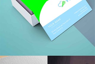 Business cards have contact details of a company or a person.