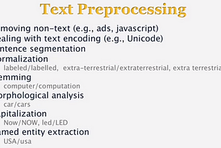 NLP: Text Preprocessing