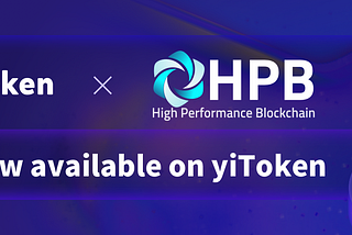 HPB is now available on yiToken!