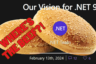 .NET 9 Appears to be a Big Nothing Burger