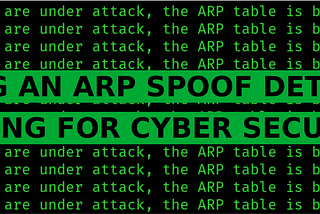 Write your own ARP SPOOF DETECTOR in Python : Coding For Cyber Security ( Program №5)