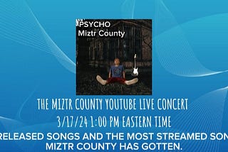 Miztr County Is Going On Tour But Online?