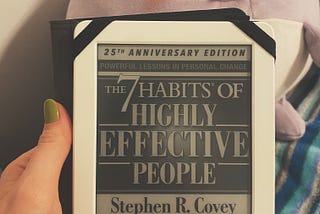 The 7 habits of highly effective people by Stephen R. Covey