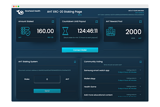 AHT ERC-20 Staking & Voting now on Testnet