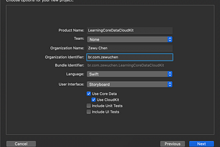 Utilizando Core Data com CloudKit