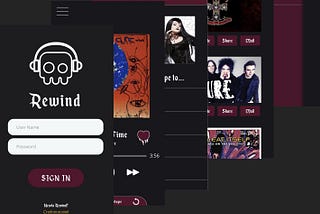 REWIND —Throwback  Music Streaming app