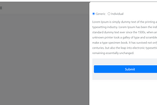 BootStrap Modal as Right Sidebar in angular 8