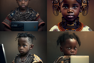The rise of a young African child into technology.