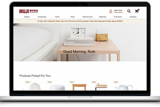 Pitching MUJI Online Store Revamp