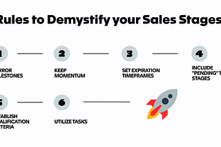 6 Rules to Demystify Your Sales Stages