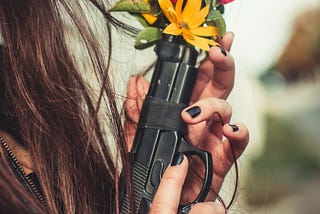 Poetry-flower and a weapon🌹