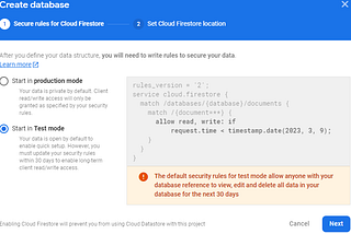 Firebase Cloud Firestore