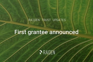 Raiden Trust updates