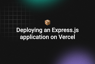 How to Deploy an Express App on Vercel with MongoDB