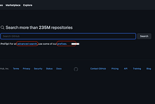 GitHub Search Tips
