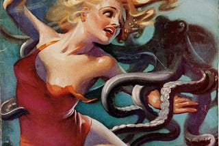 Cover of Spicy Adventure Stories, Aug 1936 issue