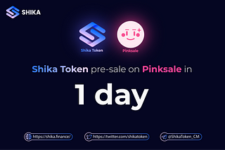🔔🎚Countdown 1 Day Left To Pre-Sale Event of Shika Token🪙🚀💲